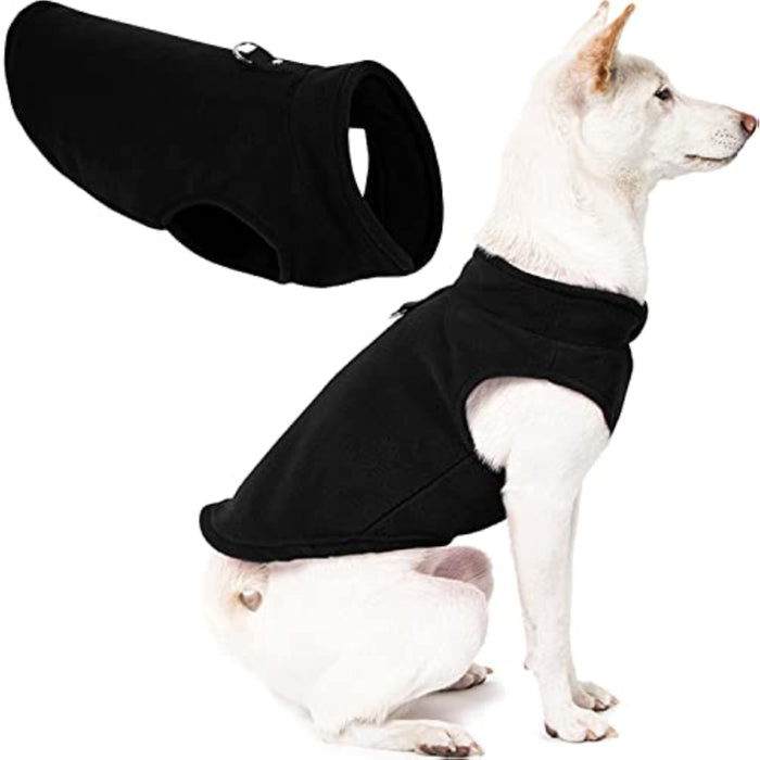 Fleece Vest Dog Sweater Cold Weather Dog Clothes For Small Dogs