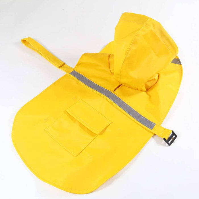 Dog Raincoats for Large Dogs with Reflective Strip Hoodie,Rain Poncho Jacket for Dogs