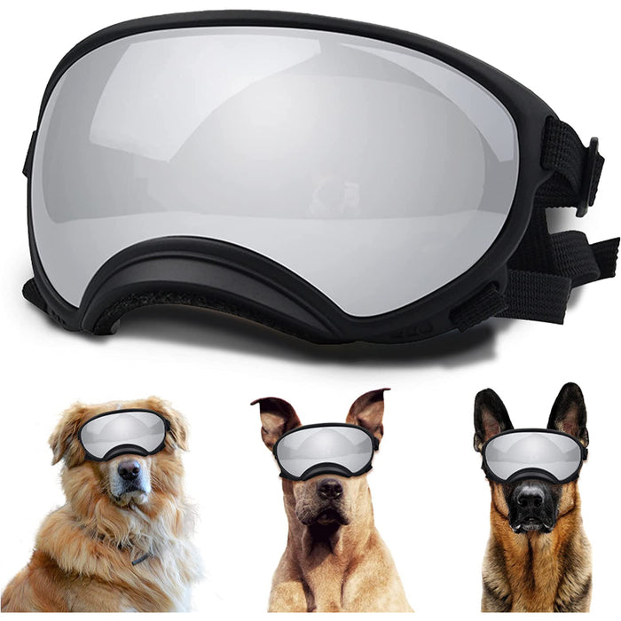 Large Dog Sunglasses With Adjustable Strap UV Protection