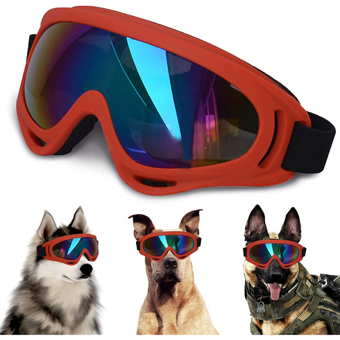 Large Dog Sunglasses With Adjustable Strap, Windproof