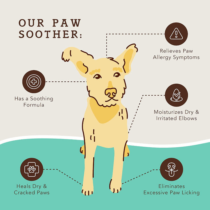 Paw Soother Trial Stick Natural, Organic, Healing Paw Pad Balm For Pets