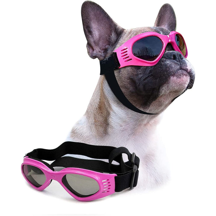 Dog Goggles Medium Breed, Pet Sunglasses for Medium Dogs Eye Protection Windproof