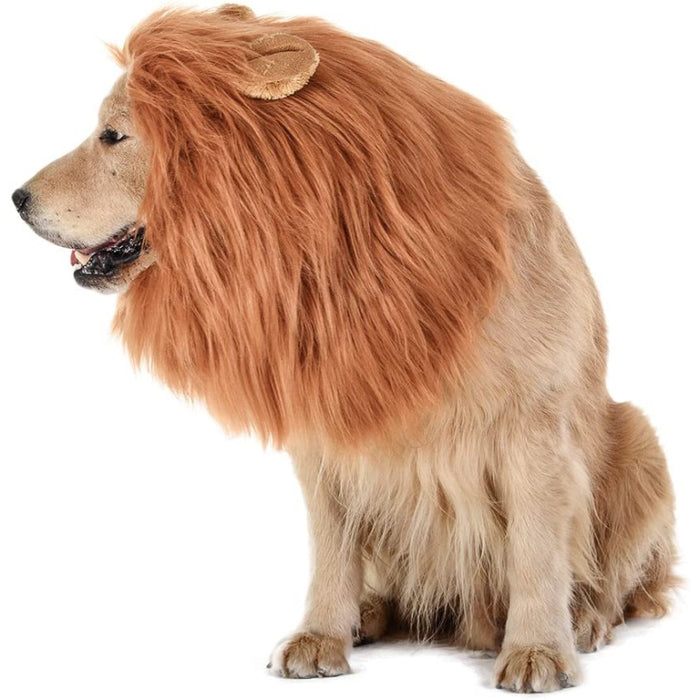 Realistic & Funny Lion Mane For Dogs Stylish Mane Wig