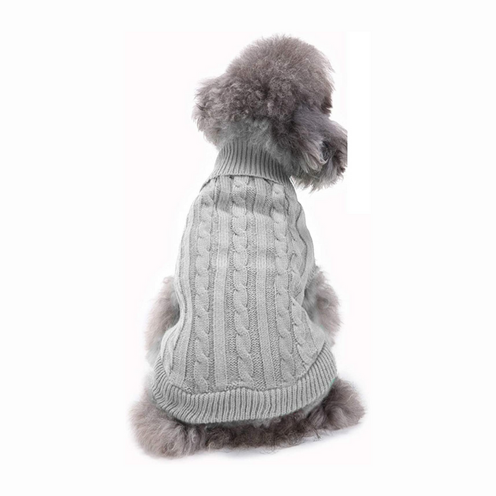 Small Dog Sweater, Warm Pet Sweater, Knitted Classic Dog Sweaters