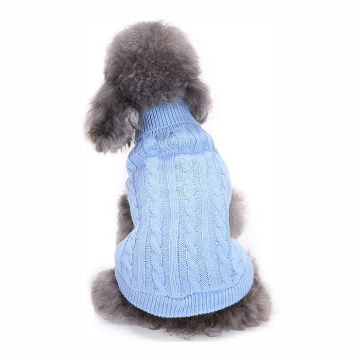 Small Dog Sweater, Warm Pet Sweater, Knitted Classic Dog Sweaters