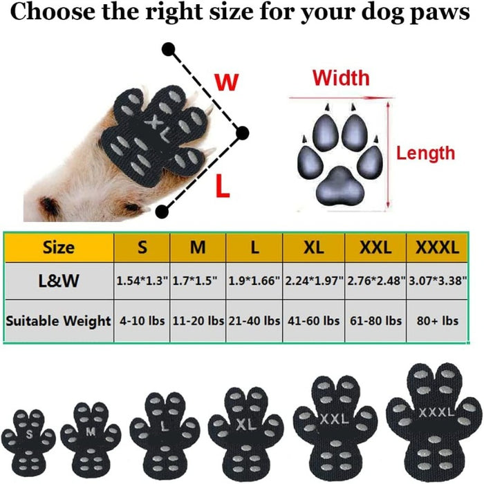 Dog Paw Protector Anti-Slip Grip Disposable Self Adhesive