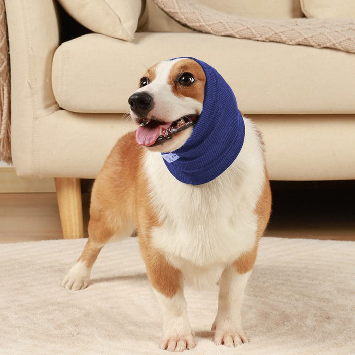 Hat For Dog And Cats Dog Ear Muffs Dog Snood For Calming Suitable For Wearing In Bathing Grooming Dog Ear Noise