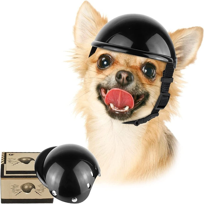 Pet Helmet Dog Hard Hat Small Dogs Motorcycle Helmet Bike Cat Hat Outdoor Riding Puppy Cap