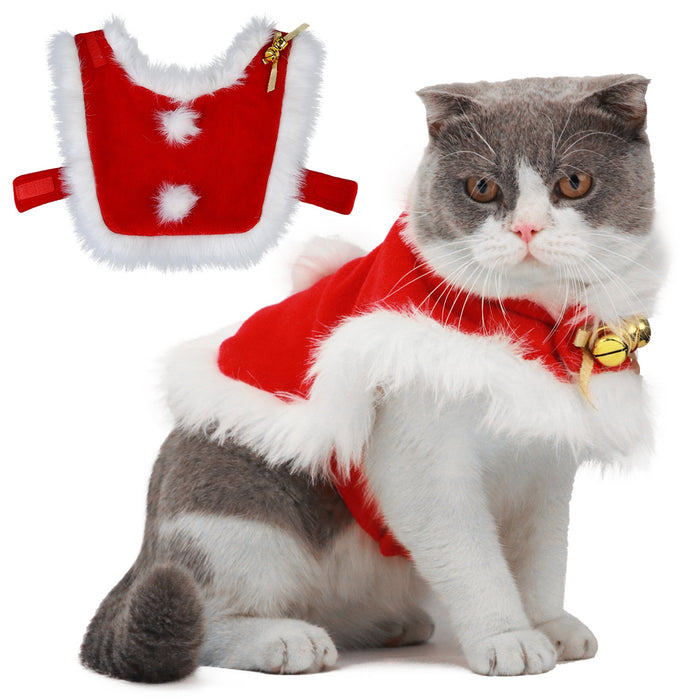 Adjustable Christmas Cloaks For Cats
