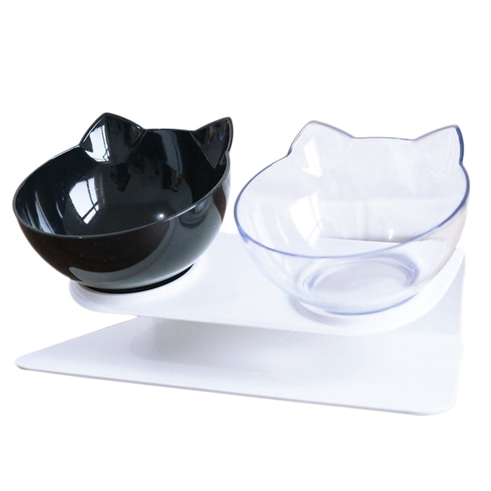Slip Proof Double Bowl For Cats