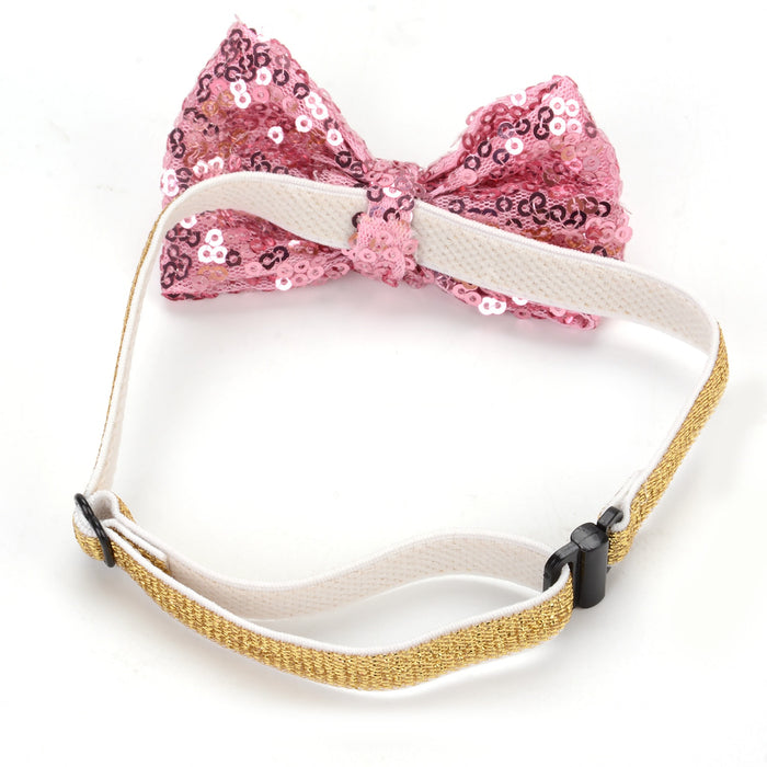 Cute Sequin Bowtie Collar For Cats