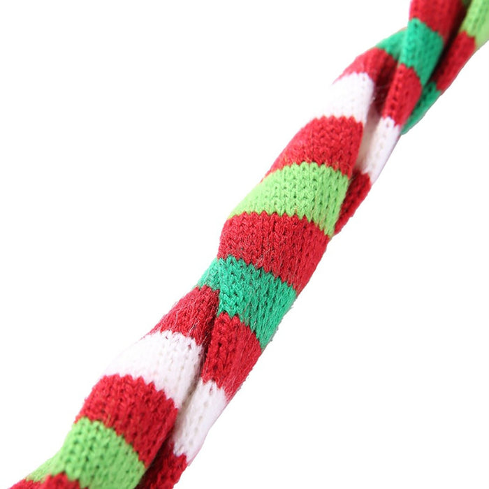 Christmas Stripe Scarf For Dog
