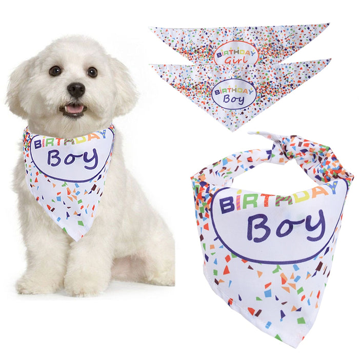 Birthday Confetti Bandana For Dogs