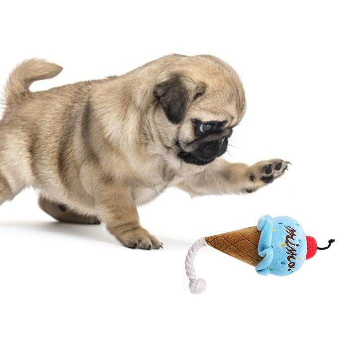 Squeaky Ice Cream Toy For Dogs