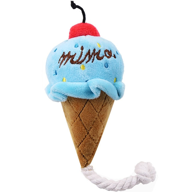 Squeaky Ice Cream Toy For Dogs
