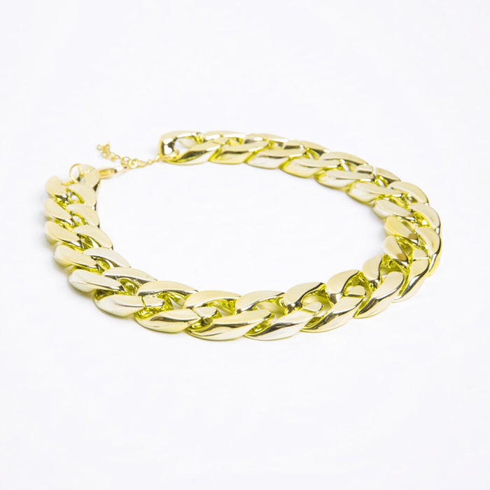 Gold Plated Chain Collar For Dogs