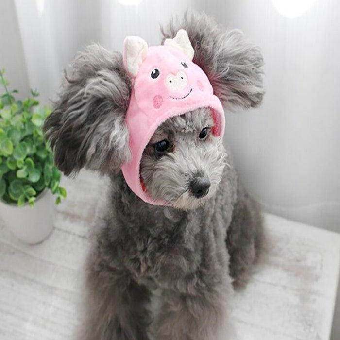 Pig Costume Hat For Dogs