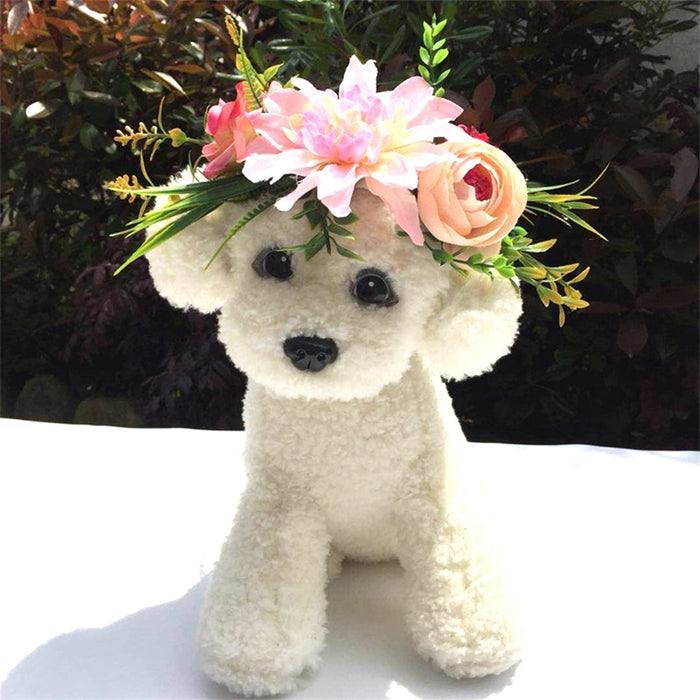 Flower Headband For Dogs