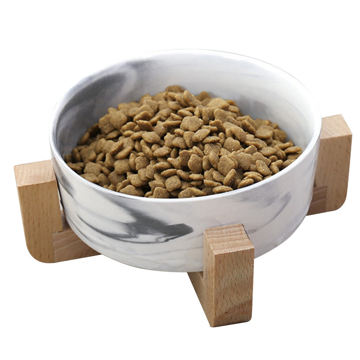 Marble Food Bowl For Cat