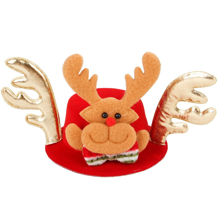 Christmas Elk Santa Snowman Hat For Cats