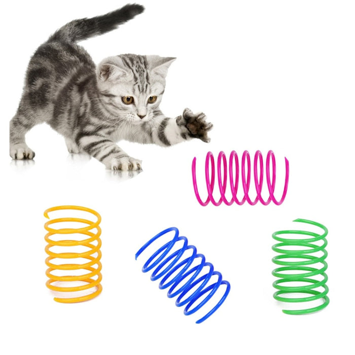 4Pcs Spring Cat Toys