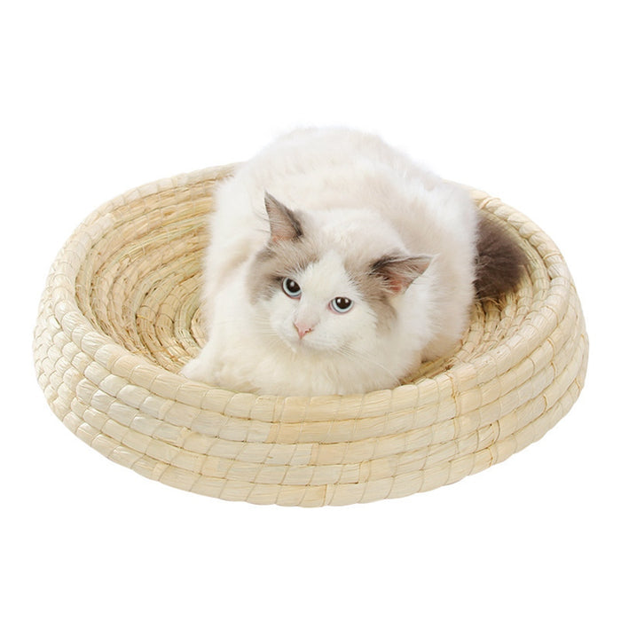 Straw Bed For Cats