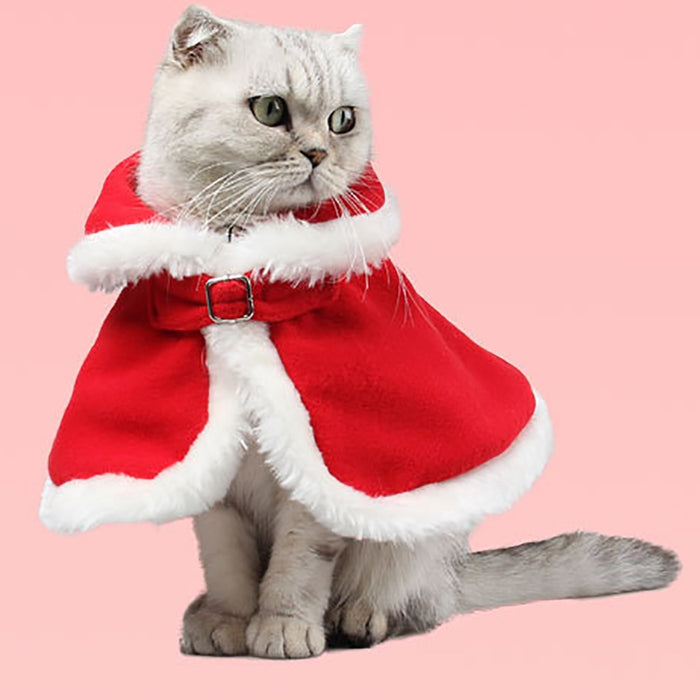 Christmas Costume Cloak For Cat