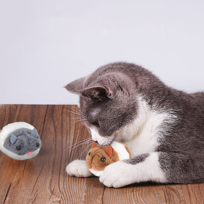 Mice-Shaped Vibrating Toy For Cats