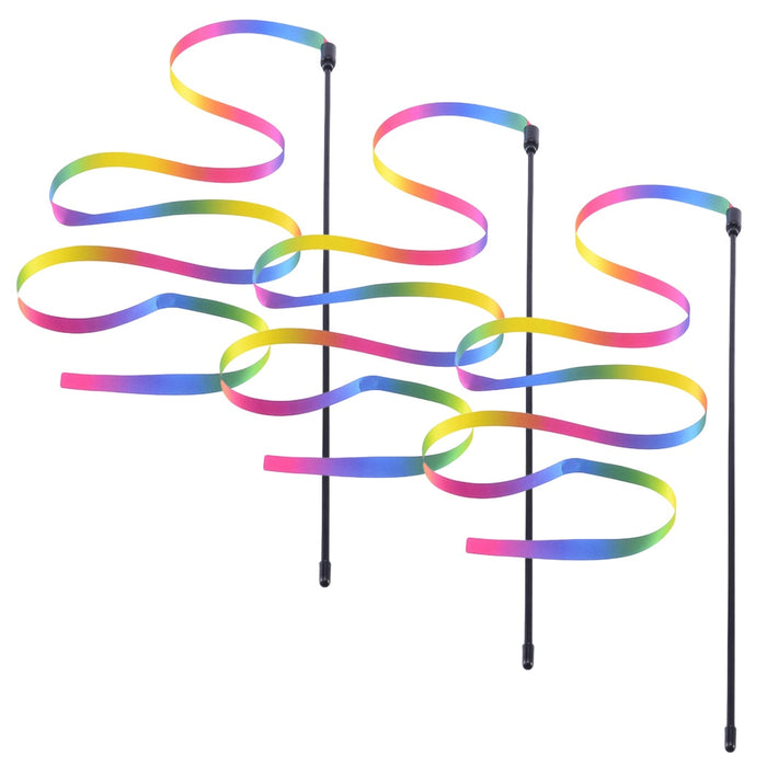 Cute Colorful Rod Teaser Wand For Cats
