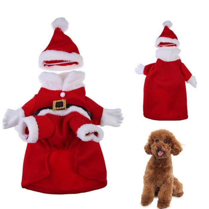 Christmas Santa Costume For Dogs