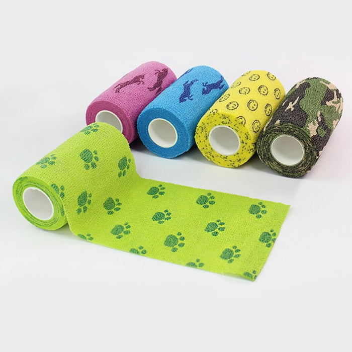 Pack Of 2 Printed Bandage Rolls For Dog