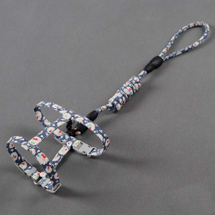 Cute Flower Printed Adjustable Leash For Cats