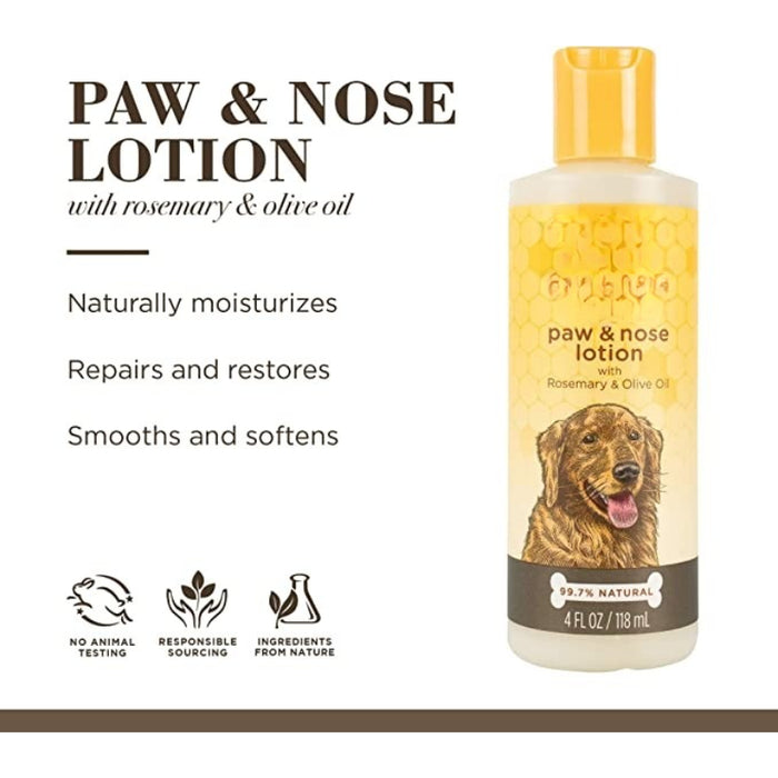 Dogs Natural Paw & Nose Lotion With Rosemary & Olive Oil